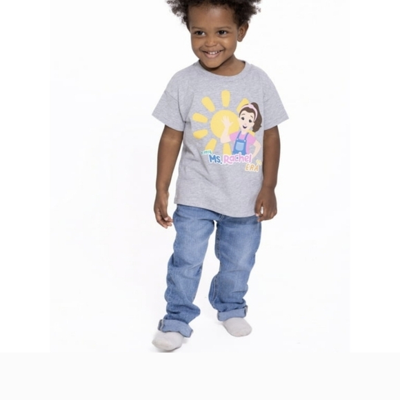 Nwt Ms. Rachel Toddler Short Sleeve Crewneck Tee, Sizes - Picture 4 of 7